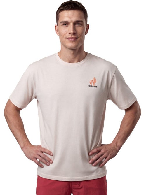 T-shirt gravel coton manches courtes homme homme chaser - Kiabi