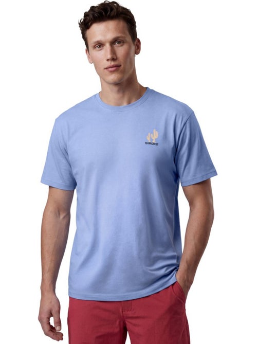T-shirt gravel coton manches courtes homme homme chaser - Kiabi