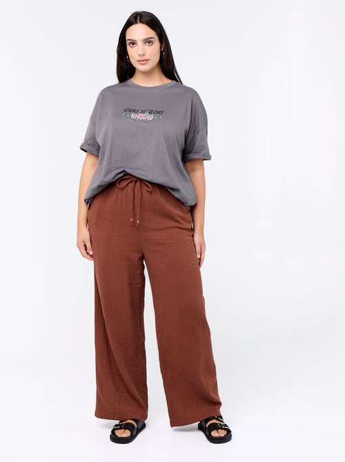 T-shirt 'Guns 'n' Roses' met korte mouwen - Kiabi