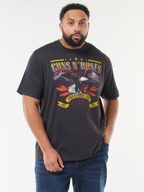 T-shirt 'Guns N' Roses' met korte mouwen - Kiabi