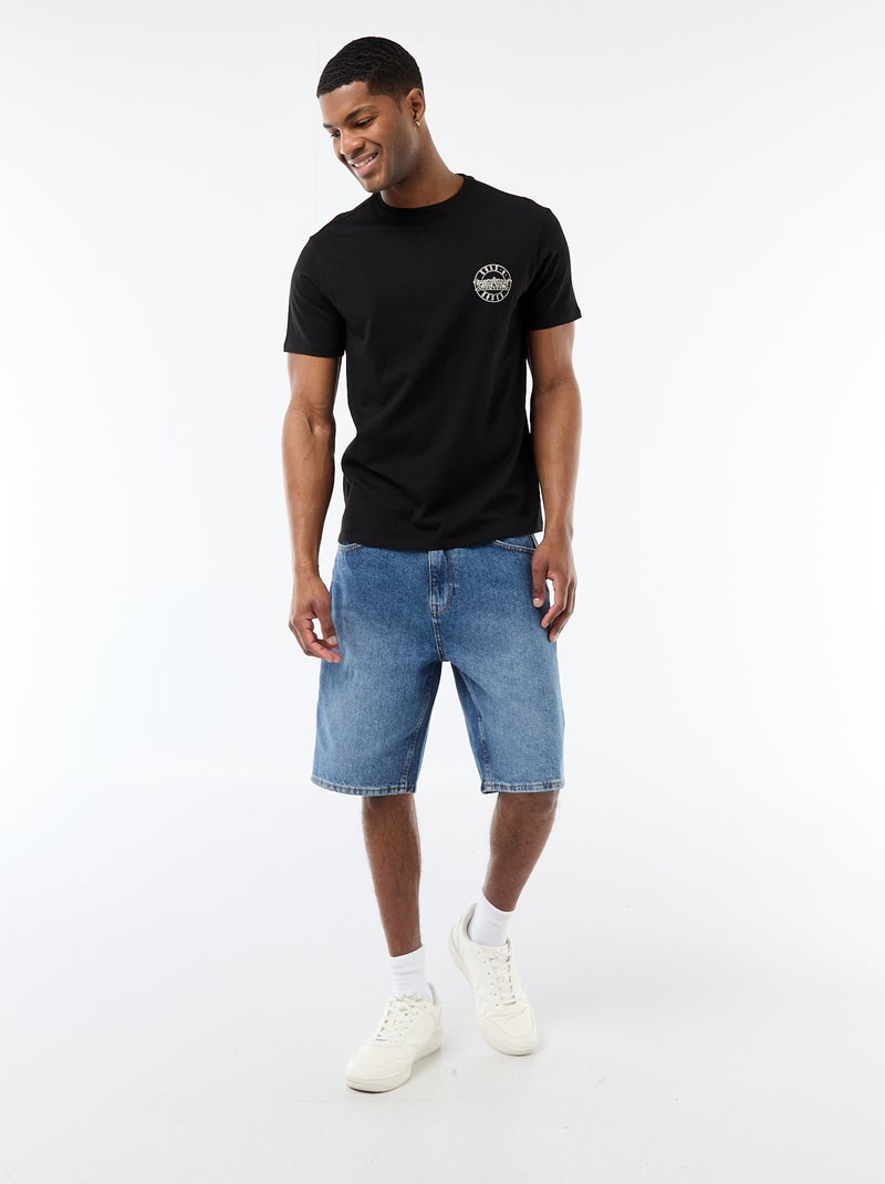 T-shirt 'Guns N' Roses' Zwart - Kiabi