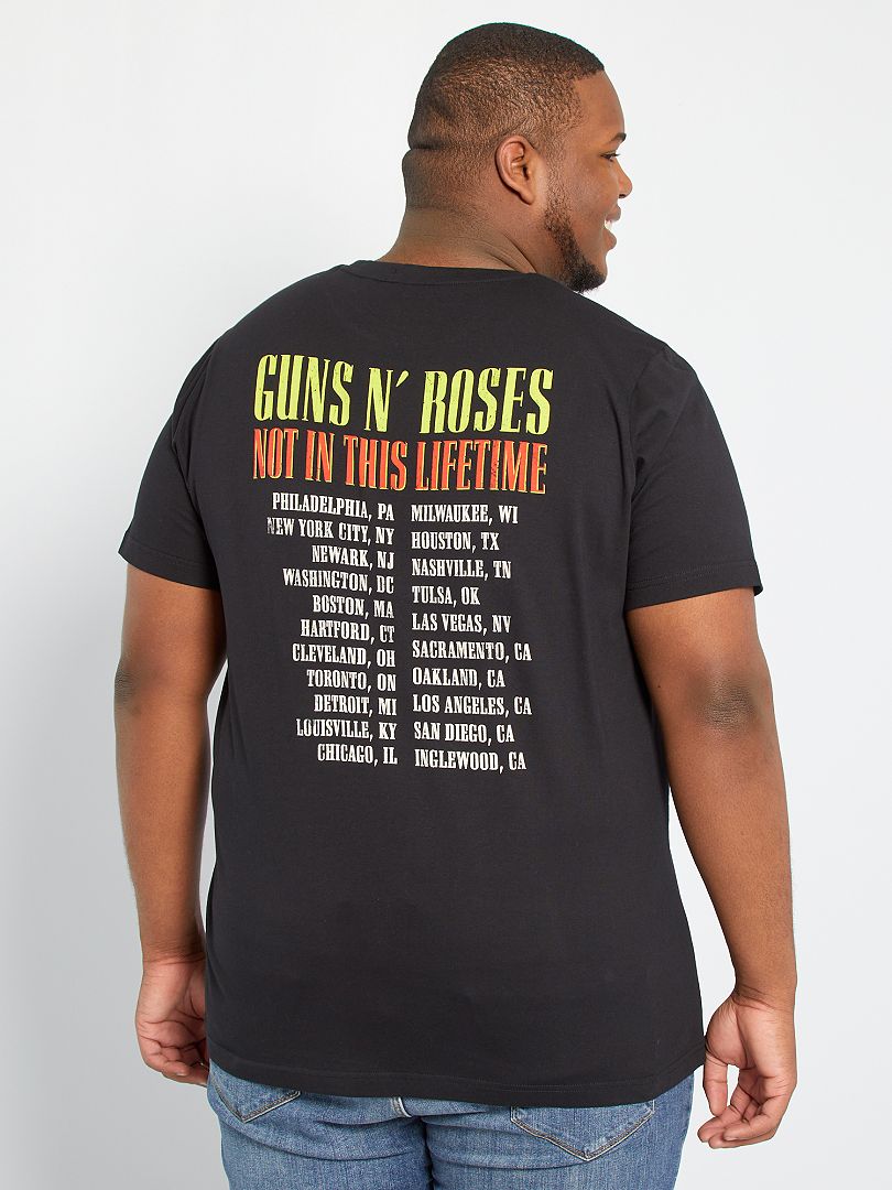 T-shirt 'Guns N' Roses' zwart - Kiabi