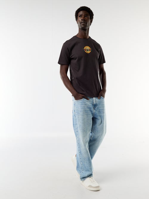 T-shirt 'Guns'N Roses' met korte mouwen - Kiabi