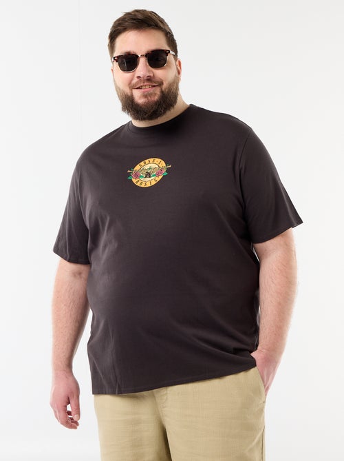 T-shirt 'Guns'N Roses' met korte mouwen - Kiabi