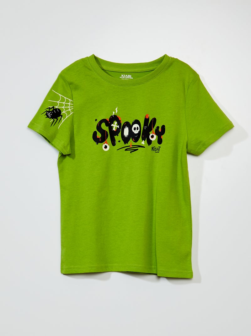 T-shirt 'Halloween' GROEN - Kiabi