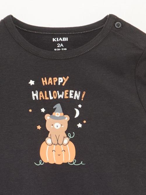 T-shirt 'Halloween' manches longues - Kiabi