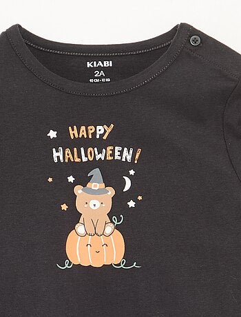 T-shirt 'Halloween' met lange mouwen