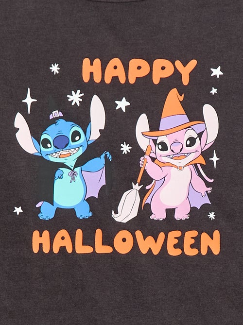 T-shirt Halloween 'Stitch et Angel' 'Disney' - Kiabi
