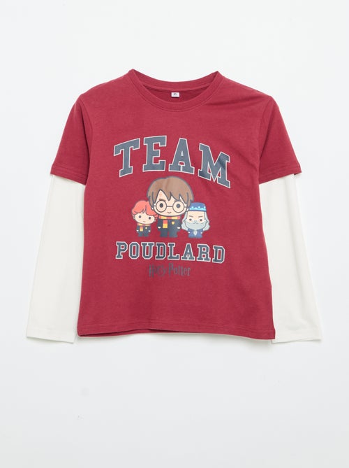 T-shirt 'Harry Potter' met lange mouwen - Kerst - Kiabi