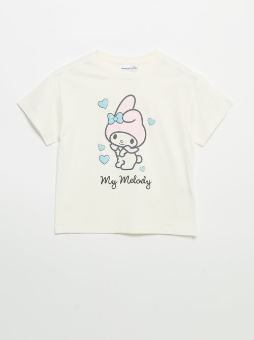 T-shirt 'Hello Kitty' à manches courtes - Kiabi