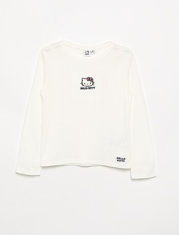 T-shirt 'Hello Kitty' à manches longues