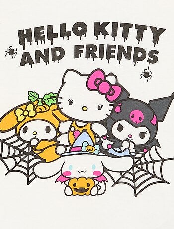 T-shirt 'Hello Kitty' 'Halloween' met lange mouwen