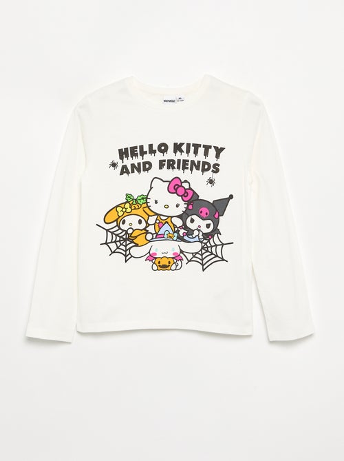 T-shirt 'Hello Kitty' 'Halloween' met lange mouwen - Kiabi T-shirt 'Hello Kitty' 'Halloween' met lange mouwen - Kiabi