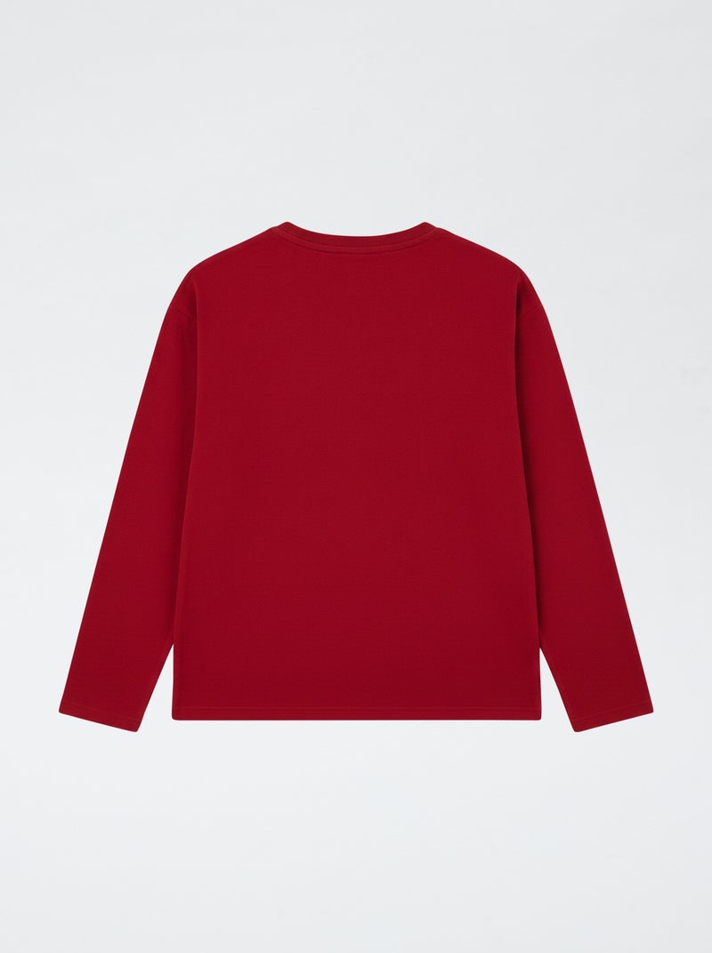 T-shirt 'Hello Kitty' met korte mouwen Rood - Kiabi