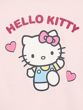 T-shirt 'Hello Kitty' met korte mouwen