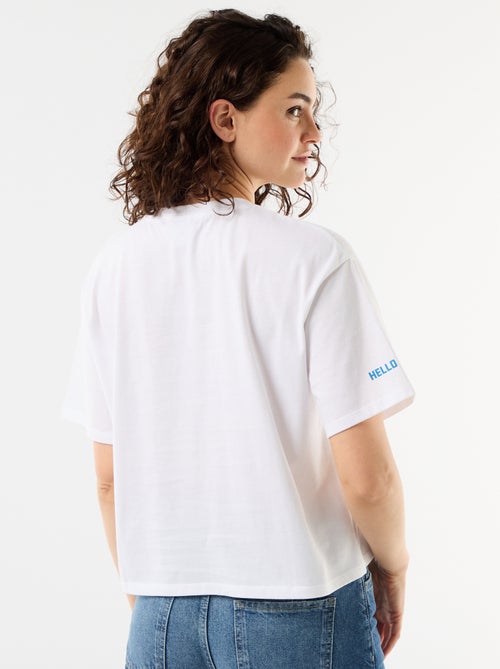 T-shirt 'Hello Kitty' met korte mouwen - Kiabi