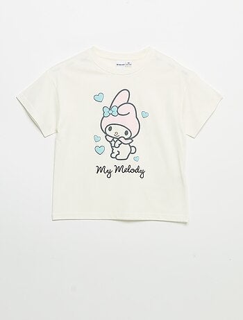 T-shirt 'Hello Kitty' met korte mouwen