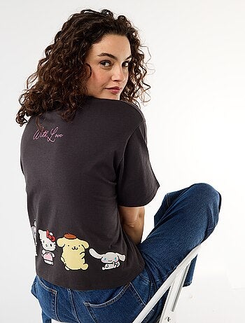 T-shirt 'Hello Kitty' met korte mouwen