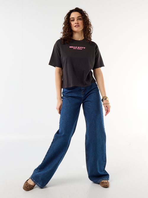 T-shirt 'Hello Kitty' met korte mouwen - Kiabi