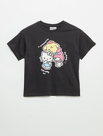 T-shirt 'Hello Kitty' met korte mouwen