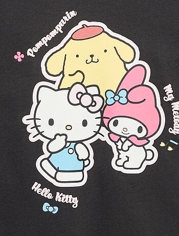 T-shirt 'Hello Kitty' met korte mouwen