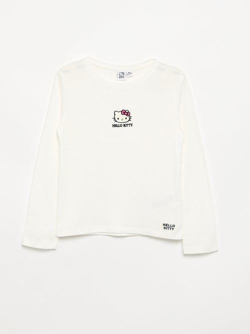 T-shirt 'Hello Kitty' met lange mouwen - Kiabi