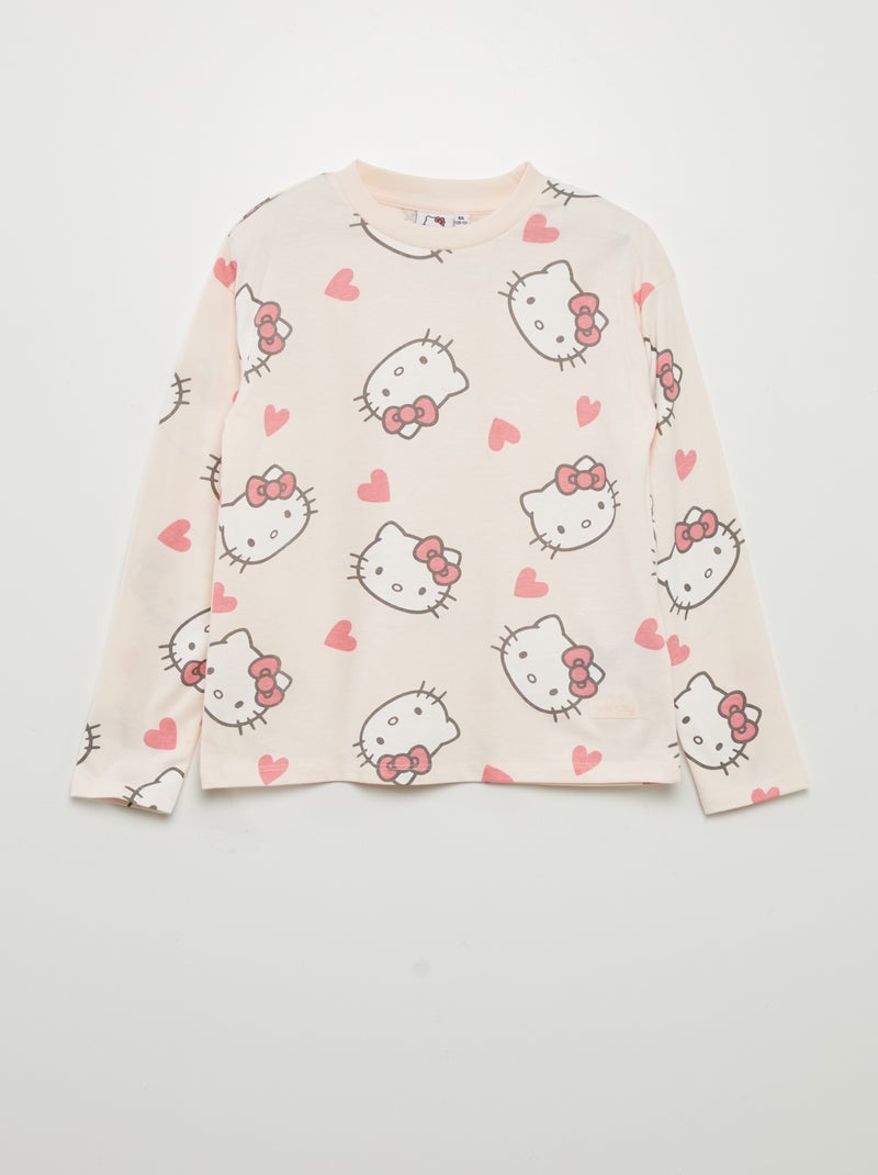 T-shirt 'Hello Kitty' Rose - Kiabi