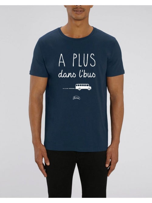 T-shirt Homme - A PLUS DANS L'BUS - Kiabi