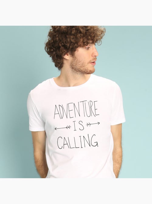 T-shirt Homme - ADVENTURE IS CALLING - Kiabi T-shirt Homme - ADVENTURE IS CALLING - Kiabi