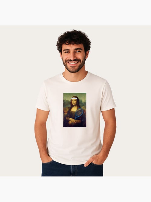 T-shirt Homme - APOH MONA LISA TENNIS - Kiabi