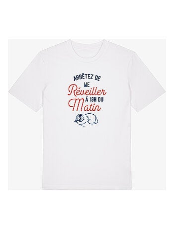 T-shirt Homme - ARRÊTEZ DE ME RÉVEILLER À 13H DU MATIN