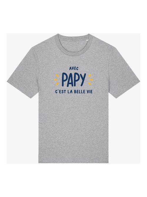 T-shirt Homme - AVEC PAPY C'EST LA BELLE VIE - Kiabi T-shirt Homme - AVEC PAPY C'EST LA BELLE VIE - Kiabi