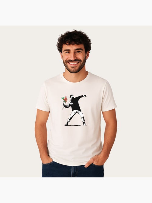 T-shirt Homme - BANKSY LOVE - Kiabi T-shirt Homme - BANKSY LOVE - Kiabi