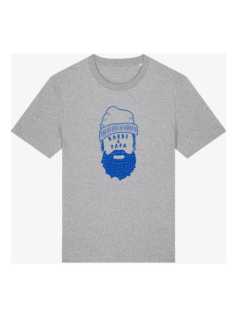 T-shirt Homme - BARBE À PAPA Gris chiné - Kiabi