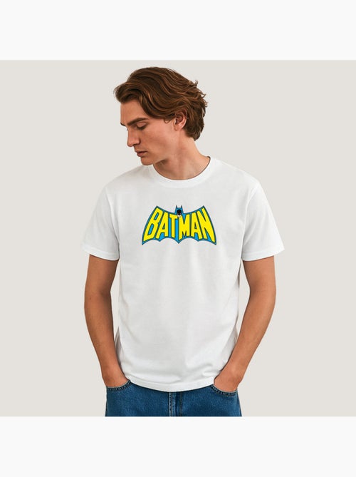 T-shirt Homme - BATMAN LOGO YELLOW BLUE - Kiabi T-shirt Homme - BATMAN LOGO YELLOW BLUE - Kiabi