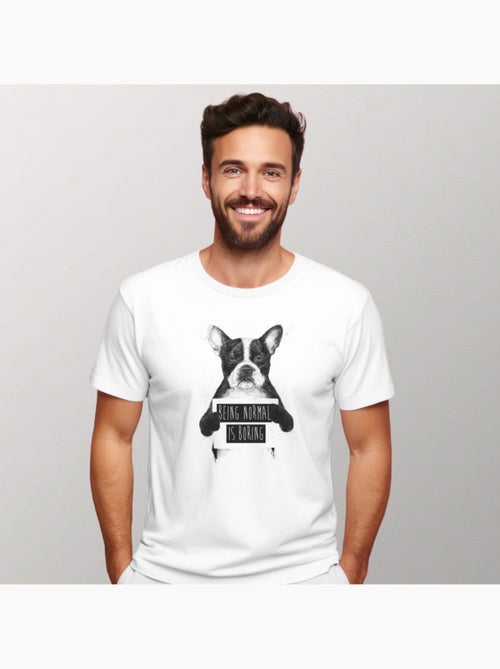T-shirt Homme - BEING NORMAL IS BORING - Kiabi T-shirt Homme - BEING NORMAL IS BORING - Kiabi