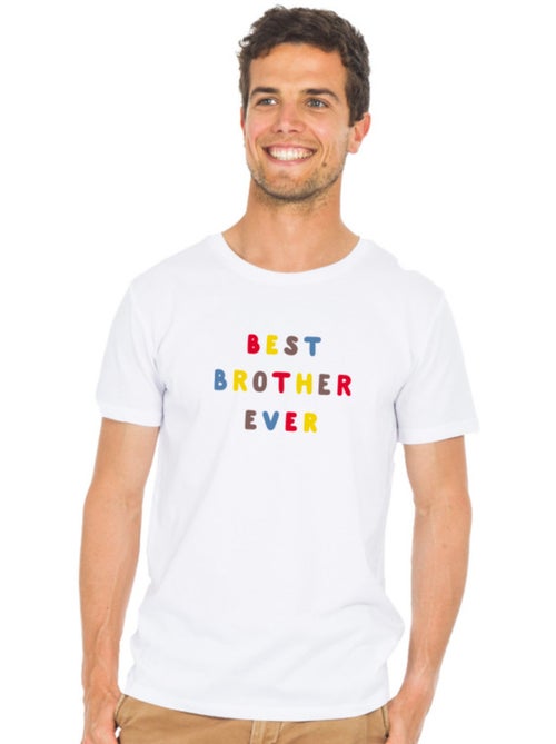 T-shirt Homme - BEST BROTHER EVER COLORÉ WAF - Kiabi T-shirt Homme - BEST BROTHER EVER COLORÉ WAF - Kiabi