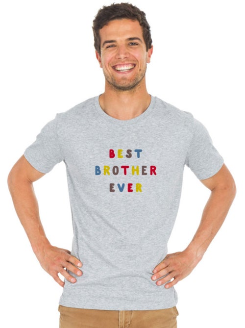 T-shirt Homme - BEST BROTHER EVER COLORÉ WAF - Kiabi