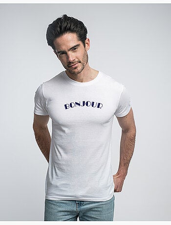 T-shirt Homme - BONJOUR