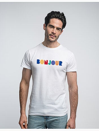 T-shirt Homme - BONJOUR COLORÉ