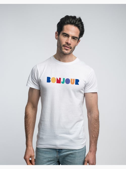 T-shirt Homme - BONJOUR COLORÉ - Kiabi T-shirt Homme - BONJOUR COLORÉ - Kiabi