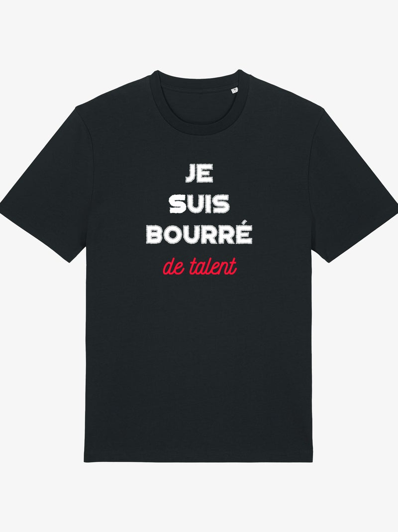 T-shirt Homme - BOURRE DE TALENT Noir - Kiabi