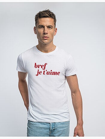 T-shirt Homme - BREF JE T'AIME MPT