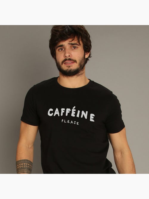 T-shirt Homme - CAFFEINE PLEASE - Kiabi T-shirt Homme - CAFFEINE PLEASE - Kiabi