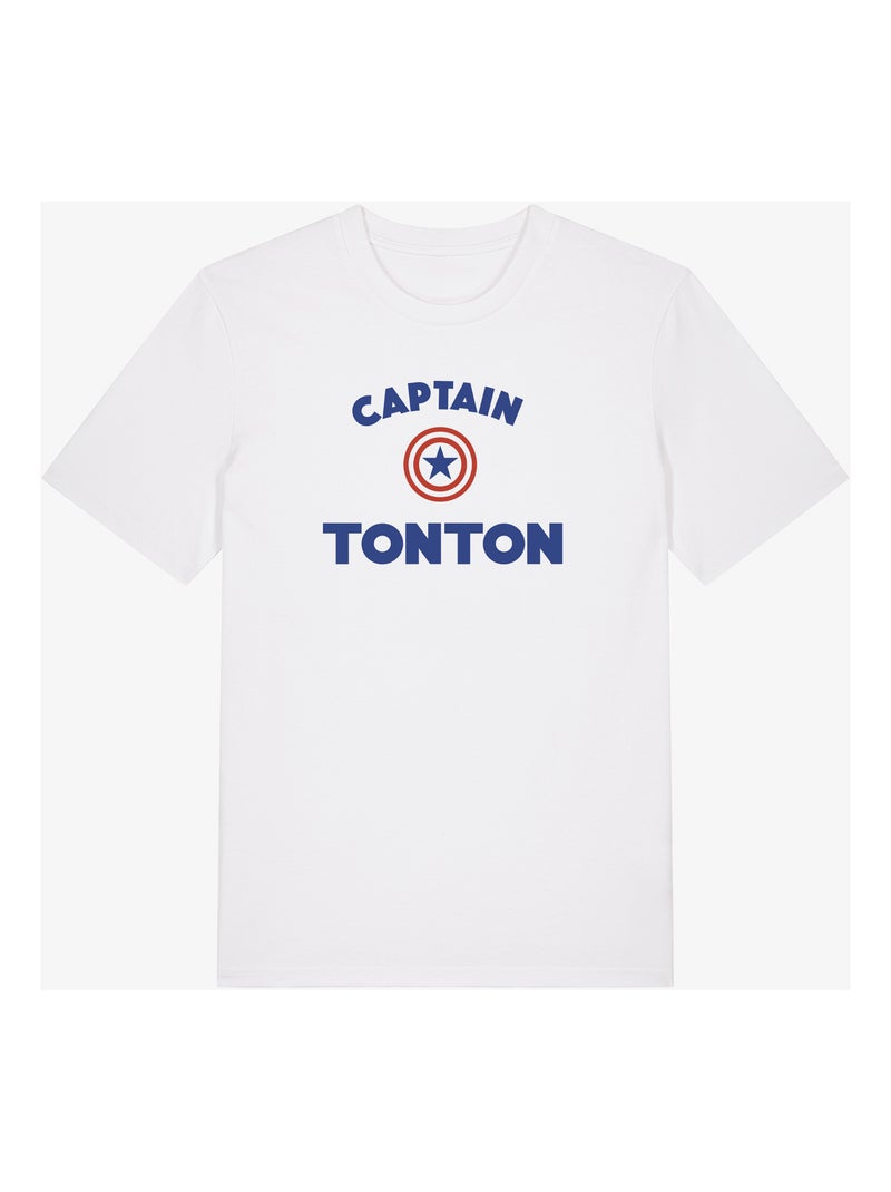 T-shirt Homme - CAPTAIN TONTON Blanc - Kiabi