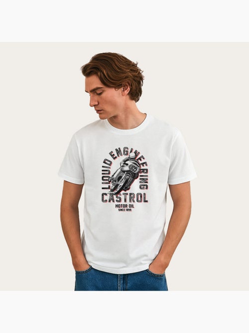 T-shirt Homme - CASTROL RETRO MOTORBIKE - Kiabi T-shirt Homme - CASTROL RETRO MOTORBIKE - Kiabi