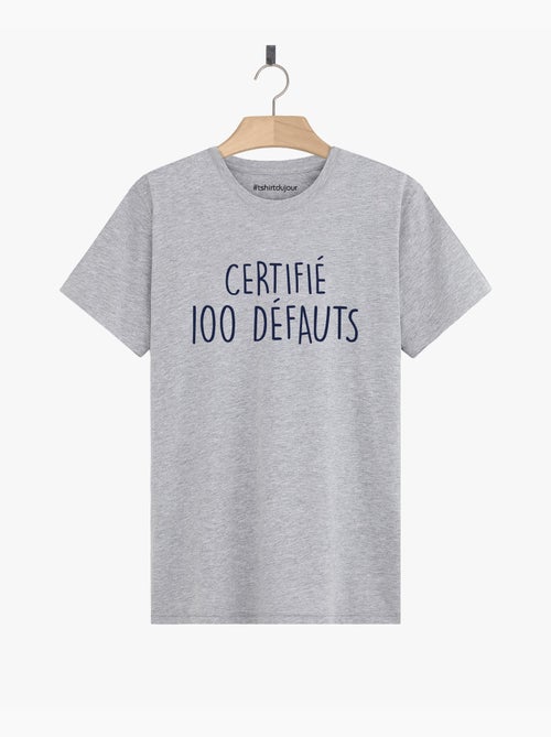 T-shirt Homme - CERTIFIE 100 DEFAUTS - Kiabi T-shirt Homme - CERTIFIE 100 DEFAUTS - Kiabi