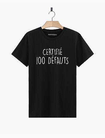 T-shirt homme - certifie 100 defauts