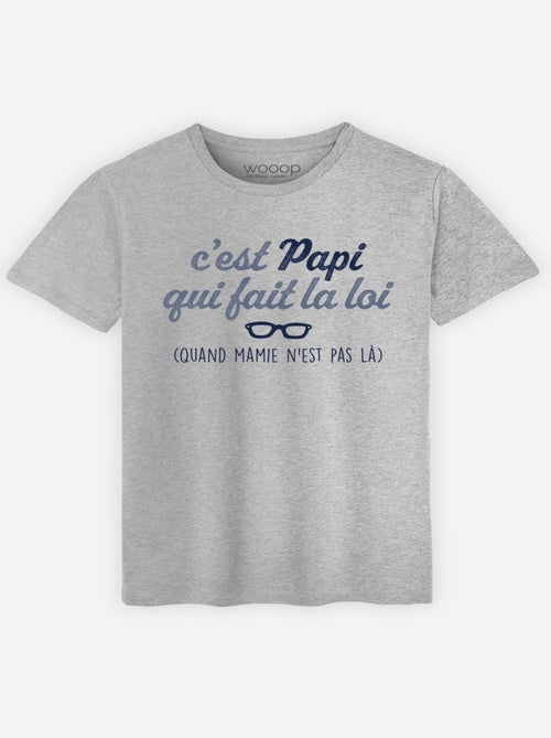 T-shirt Homme - C'EST PAPI QUI FAIT LA LOI - Kiabi T-shirt Homme - C'EST PAPI QUI FAIT LA LOI - Kiabi