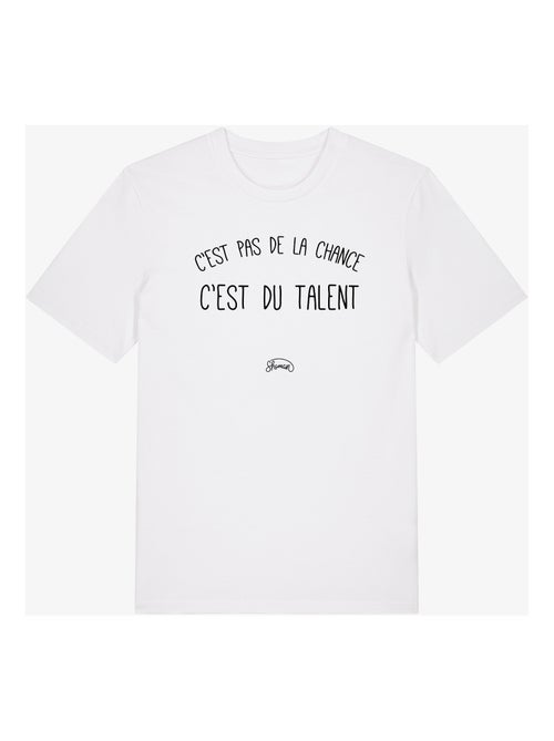 T-shirt Homme - C'EST PAS DE LA CHANCE C'EST DU TALENT - Kiabi T-shirt Homme - C'EST PAS DE LA CHANCE C'EST DU TALENT - Kiabi